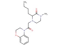 3-butyl-4-[2-(2,3-dihydro-4H-1,4-benzoxazin-4-yl)-2-oxoethyl]-1-methyl-2-piperazinone