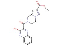 methyl 5-[(3-hydroxy-2-quinoxalinyl)carbonyl]-4,5,6,7-tetrahydropyrazolo[1,5-a]pyrazine-2-carboxylate