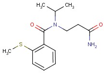 N-(3-amino-3-oxopropyl)-N-isopropyl-2-(methylthio)benzamide