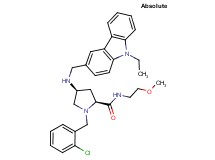 (4S)-1-(2-chlorobenzyl)-4-{[(9-ethyl-9H-carbazol-3-yl)methyl]amino}-N-(2-methoxyethyl)-L-prolinamide