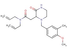 N,N-diallyl-2-[1-(4-methoxy-3-methylbenzyl)-3-oxo-2-piperazinyl]acetamide