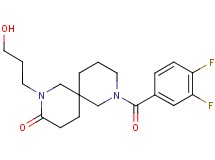 8-(3,4-difluorobenzoyl)-2-(3-hydroxypropyl)-2,8-diazaspiro[5.5]undecan-3-one