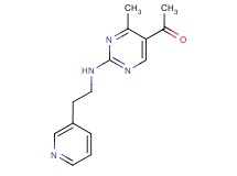 1-{4-methyl-2-[(2-pyridin-3-ylethyl)amino]pyrimidin-5-yl}ethanone