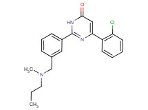 6-(2-chlorophenyl)-2-(3-{[methyl(propyl)amino]methyl}phenyl)pyrimidin-4(3H)-one