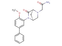 2-[(1S*,4S*)-5-(4-methoxy-3-biphenylyl)-6-oxo-2,5-diazabicyclo[2.2.1]hept-2-yl]acetamide