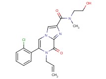 7-allyl-6-(2-chlorophenyl)-N-(2-hydroxyethyl)-N-methyl-8-oxo-7,8-dihydroimidazo[1,2-a]pyrazine-2-carboxamide