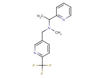 N-methyl-1-pyridin-2-yl-N-{[6-(trifluoromethyl)pyridin-3-yl]methyl}ethanamine
