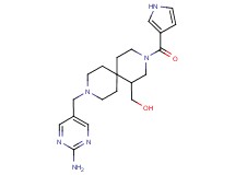 [9-[(2-aminopyrimidin-5-yl)methyl]-3-(1H-pyrrol-3-ylcarbonyl)-3,9-diazaspiro[5.5]undec-1-yl]methanol