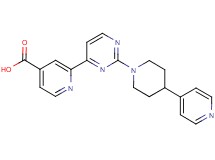 2-[2-(4-pyridin-4-ylpiperidin-1-yl)pyrimidin-4-yl]isonicotinic acid
