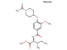 methyl N-{4-[(1-acetyl-4-piperidinyl)oxy]-3-methoxybenzoyl}-L-isoleucinate