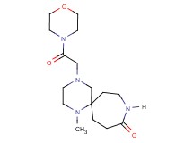 1-methyl-4-[2-(4-morpholinyl)-2-oxoethyl]-1,4,9-triazaspiro[5.6]dodecan-10-one