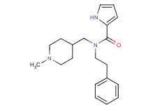 N-[(1-methylpiperidin-4-yl)methyl]-N-(2-phenylethyl)-1H-pyrrole-2-carboxamide