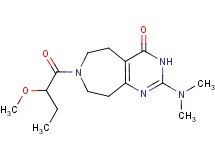 2-(dimethylamino)-7-(2-methoxybutanoyl)-3,5,6,7,8,9-hexahydro-4H-pyrimido[4,5-d]azepin-4-one
