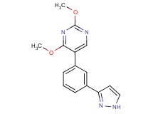 2,4-dimethoxy-5-[3-(1H-pyrazol-3-yl)phenyl]pyrimidine