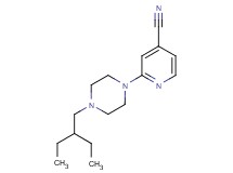 2-[4-(2-ethylbutyl)piperazin-1-yl]isonicotinonitrile
