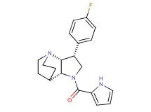 (3R*,3aR*,7aR*)-3-(4-fluorophenyl)-1-(1H-pyrrol-2-ylcarbonyl)octahydro-4,7-ethanopyrrolo[3,2-b]pyridine
