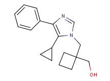 {1-[(5-cyclopropyl-4-phenyl-1H-imidazol-1-yl)methyl]cyclobutyl}methanol