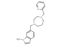 1-methyl-6-{[4-(pyridin-2-ylmethyl)-1,4-diazepan-1-yl]methyl}-1H-indole