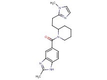2-methyl-5-({2-[2-(1-methyl-1H-imidazol-2-yl)ethyl]-1-piperidinyl}carbonyl)-1H-benzimidazole