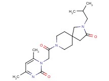 8-[(4,6-dimethyl-2-oxo-1(2H)-pyrimidinyl)acetyl]-2-isobutyl-2,8-diazaspiro[4.5]decan-3-one