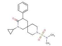 2-cyclopropyl-N,N-dimethyl-3-oxo-4-phenyl-2,9-diazaspiro[5.5]undecane-9-sulfonamide