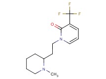 1-[2-(1-methylpiperidin-2-yl)ethyl]-3-(trifluoromethyl)pyridin-2(1H)-one