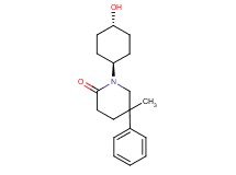 1-(trans-4-hydroxycyclohexyl)-5-methyl-5-phenylpiperidin-2-one