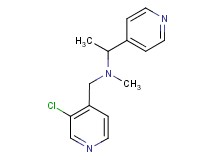 N-[(3-chloropyridin-4-yl)methyl]-N-methyl-1-pyridin-4-ylethanamine