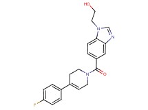 2-(5-{[4-(4-fluorophenyl)-3,6-dihydropyridin-1(2H)-yl]carbonyl}-1H-benzimidazol-1-yl)ethanol