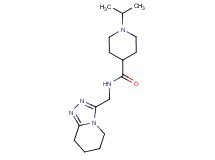1-isopropyl-N-(5,6,7,8-tetrahydro[1,2,4]triazolo[4,3-a]pyridin-3-ylmethyl)-4-piperidinecarboxamide