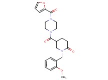 5-{[4-(2-furoyl)-1-piperazinyl]carbonyl}-1-(2-methoxybenzyl)-2-piperidinone