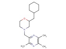 2-(cyclohexylmethyl)-4-[(3,5,6-trimethyl-2-pyrazinyl)methyl]morpholine