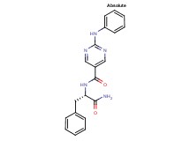 N-[(2-anilino-5-pyrimidinyl)carbonyl]-L-phenylalaninamide