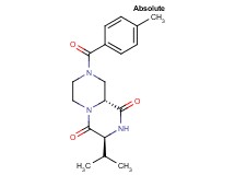 (3S,9aR)-3-isopropyl-8-(4-methylbenzoyl)tetrahydro-2H-pyrazino[1,2-a]pyrazine-1,4(3H,6H)-dione