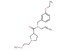 N-allyl-N-(3-ethoxybenzyl)-1-(2-methoxyethyl)pyrrolidine-3-carboxamide