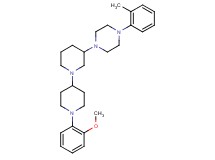1'-(2-methoxyphenyl)-3-[4-(2-methylphenyl)-1-piperazinyl]-1,4'-bipiperidine