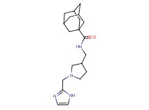 N-{[1-(1H-imidazol-2-ylmethyl)pyrrolidin-3-yl]methyl}adamantane-1-carboxamide