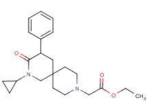 ethyl (2-cyclopropyl-3-oxo-4-phenyl-2,9-diazaspiro[5.5]undec-9-yl)acetate