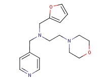 (2-furylmethyl)(2-morpholin-4-ylethyl)(pyridin-4-ylmethyl)amine