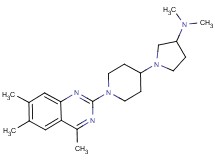 N,N-dimethyl-1-[1-(4,6,7-trimethyl-2-quinazolinyl)-4-piperidinyl]-3-pyrrolidinamine