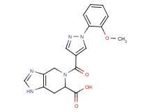 5-{[1-(2-methoxyphenyl)-1H-pyrazol-4-yl]carbonyl}-4,5,6,7-tetrahydro-1H-imidazo[4,5-c]pyridine-6-carboxylic acid