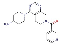 1-[7-(pyridin-3-ylcarbonyl)-5,6,7,8-tetrahydropyrido[3,4-d]pyrimidin-4-yl]piperidin-4-amine