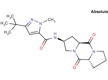 3-tert-butyl-N-[(2S,5aR,10aS)-5,10-dioxooctahydro-1H,5H-dipyrrolo[1,2-a:1',2'-d]pyrazin-2-yl]-1-methyl-1H-pyrazole-5-carboxamide