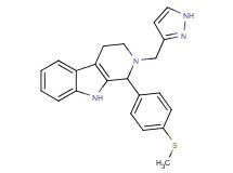 1-[4-(methylthio)phenyl]-2-(1H-pyrazol-3-ylmethyl)-2,3,4,9-tetrahydro-1H-beta-carboline