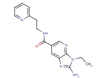2-amino-3-ethyl-N-(2-pyridin-2-ylethyl)-3H-imidazo[4,5-b]pyridine-6-carboxamide