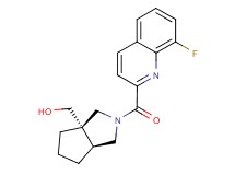 [(3aS*,6aS*)-2-[(8-fluoro-2-quinolinyl)carbonyl]hexahydrocyclopenta[c]pyrrol-3a(1H)-yl]methanol