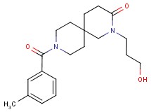 2-(3-hydroxypropyl)-9-(3-methylbenzoyl)-2,9-diazaspiro[5.5]undecan-3-one