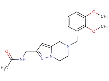 N-{[5-(2,3-dimethoxybenzyl)-4,5,6,7-tetrahydropyrazolo[1,5-a]pyrazin-2-yl]methyl}acetamide