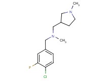 (4-chloro-3-fluorobenzyl)methyl[(1-methylpyrrolidin-3-yl)methyl]amine