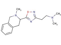 N,N-dimethyl-2-[5-(2-methyl-1,2,3,4-tetrahydro-3-isoquinolinyl)-1,2,4-oxadiazol-3-yl]ethanamine